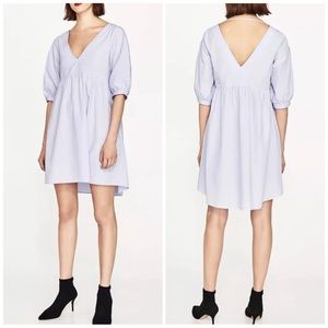 Zara Babydoll French Blue Dress ▫️⚜️🤍